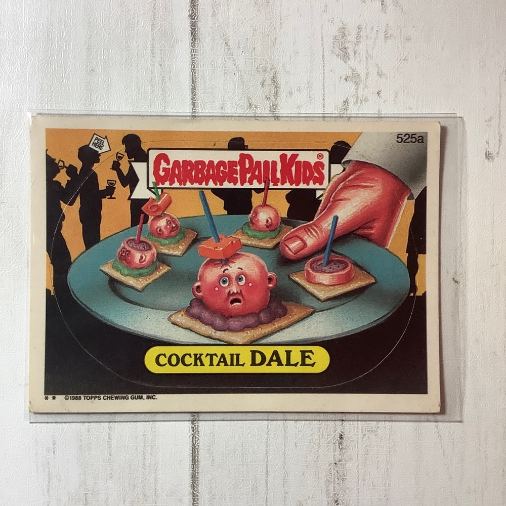 Garbage Pail Kids Topps Series 13 #525a Cocktail Dale